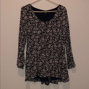 urban outfitters long sleeve, short romper dress